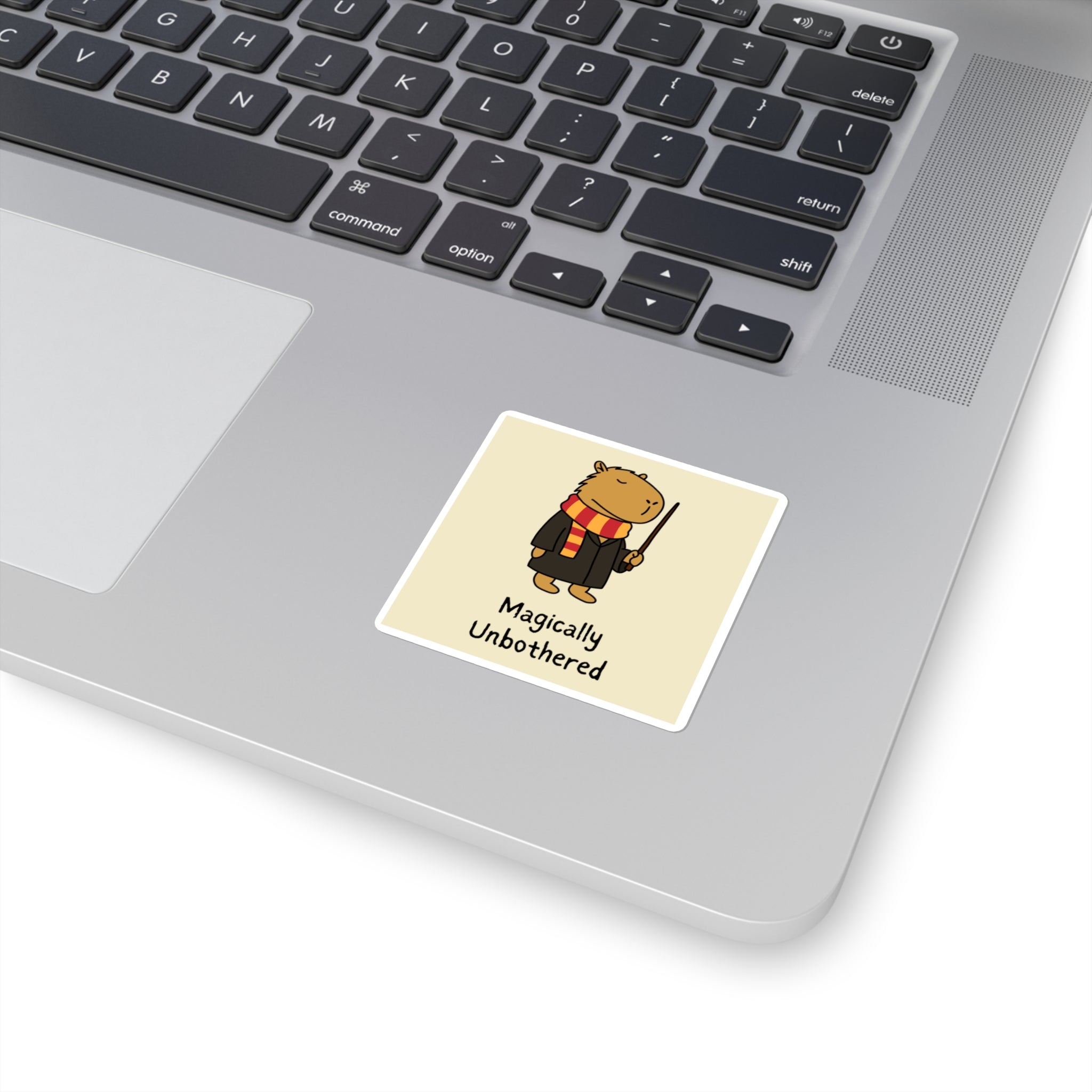 Hairy Potter – Funny Wizard Capybara Vinyl Sticker