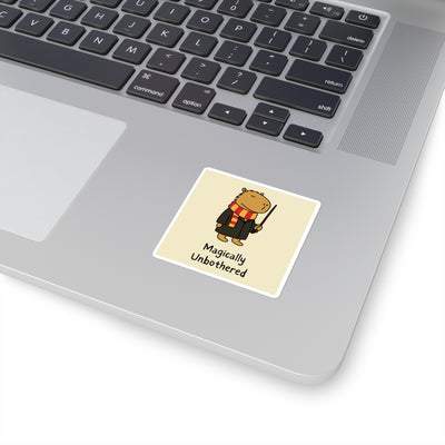 Hairy Potter – Funny Wizard Capybara Vinyl Sticker