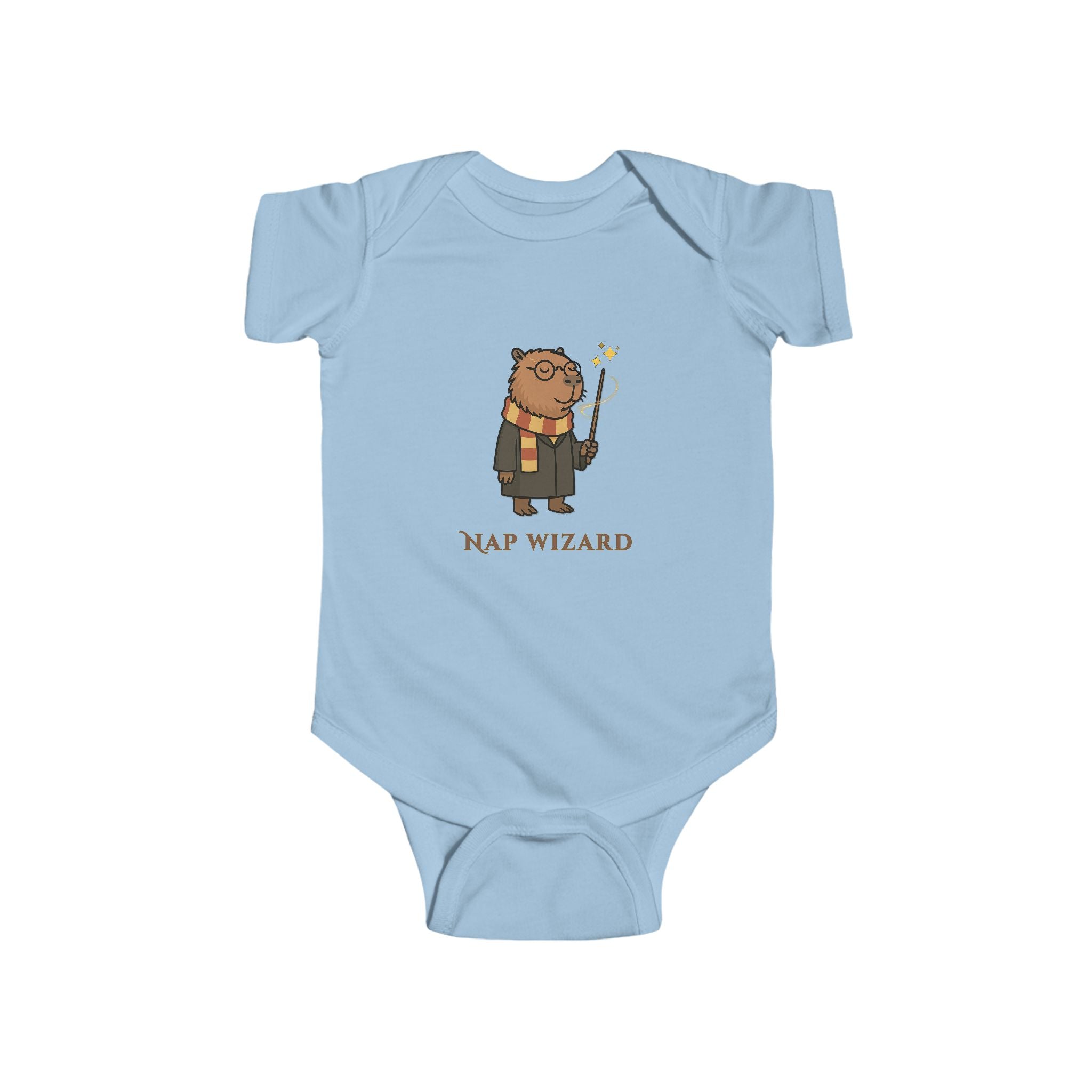 Nap Wizard Baby Onesie | Cute Capybara Wizard Baby Bodysuit | Cozy Magic Academy Outfit | Baby Shower Gift | Newborn Coming Home Outfit