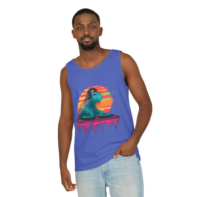 DJ Capybara Retro Music Tank Top