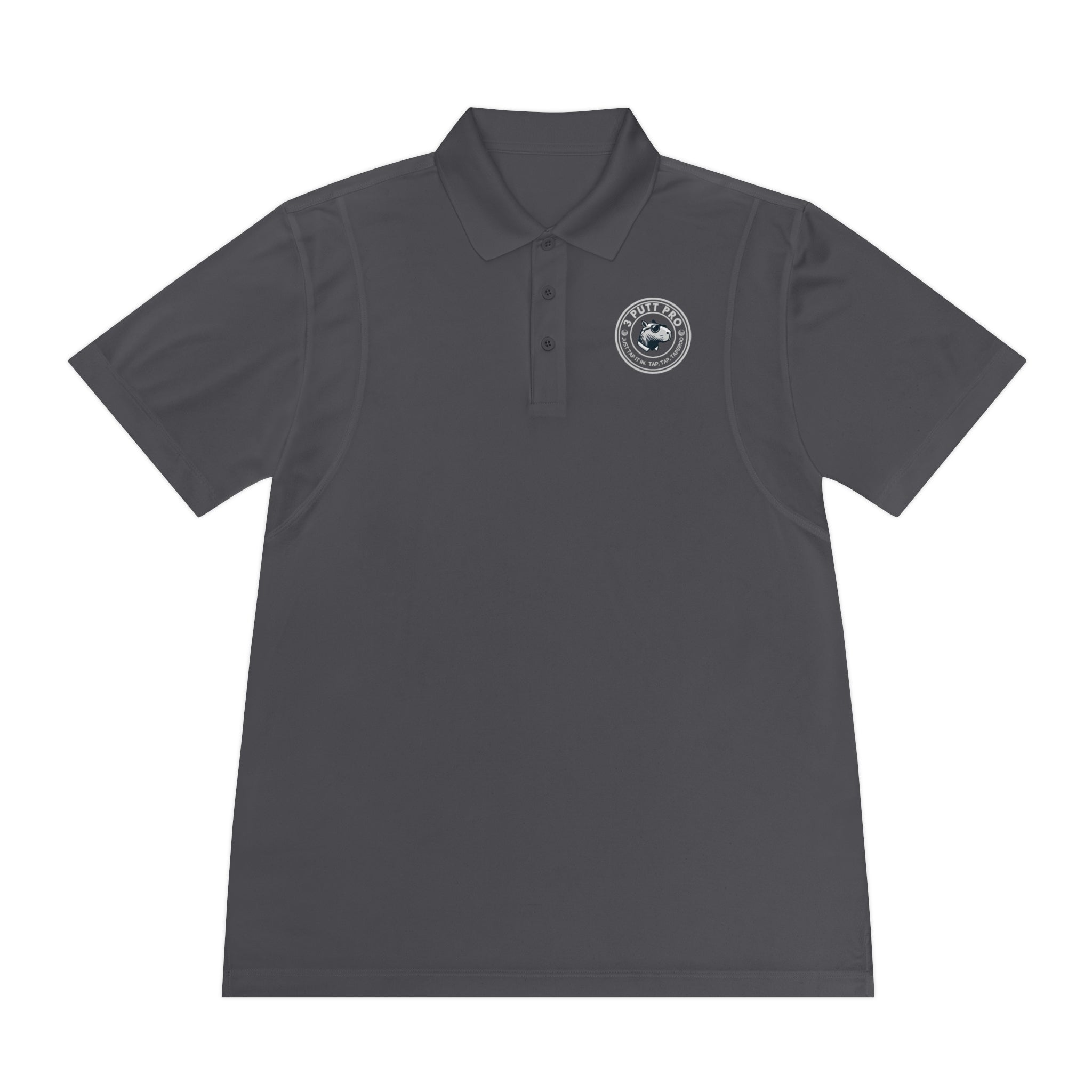 3-Putt Pro Golf Polo – Tap Tap Taperoo Happy Gilmore Shirt – Capybara Country Club Sport-Tek Shirt for Golf Dads