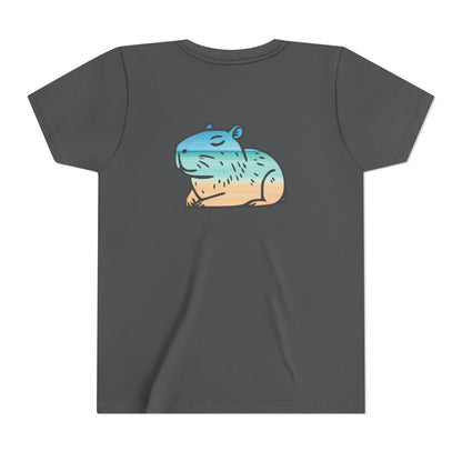 Capybara Beach Scene - Unisex Youth Tee