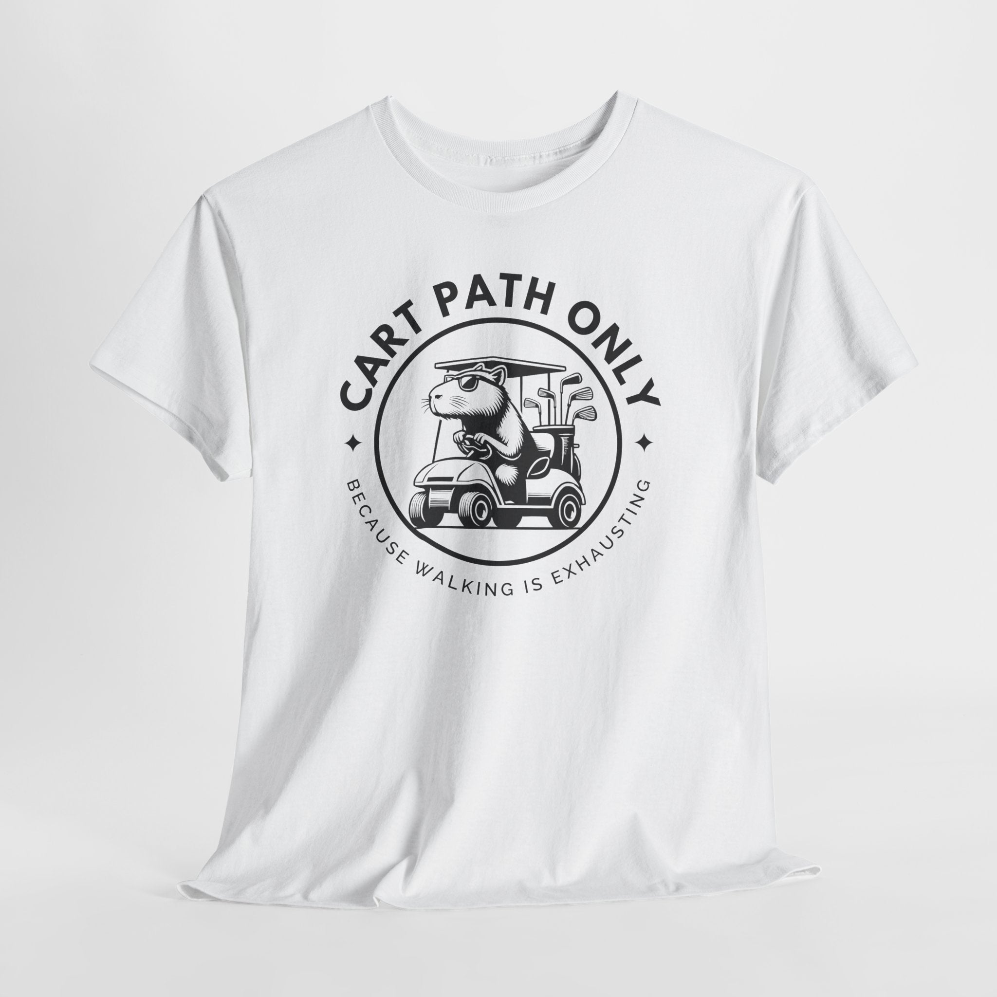 Golf Humor Tee, Unisex Heavy Cotton Tee, Funny Golf Shirt, Gift for Golf Lovers, Casual Wear, Golfer's Gift