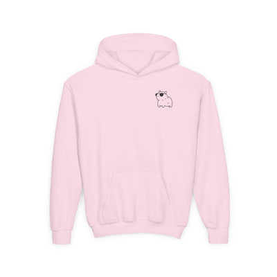 Kawaii Style No Cap, Just Capybara Kids Hoodie