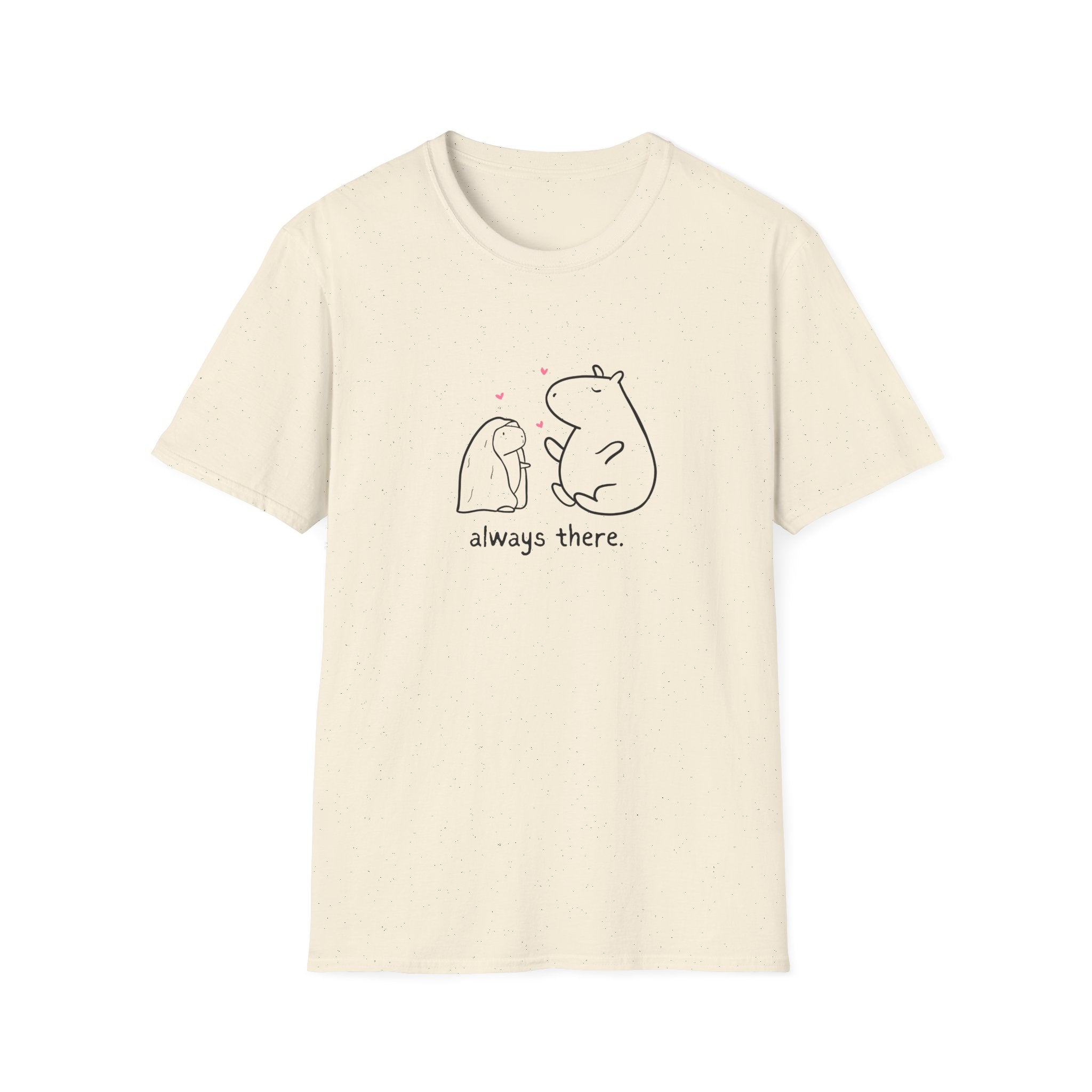 "Always There" Mom Softstyle Adult Tee – Capybara