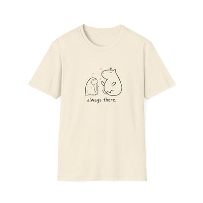 "Always There" Mom Softstyle Adult Tee – Capybara
