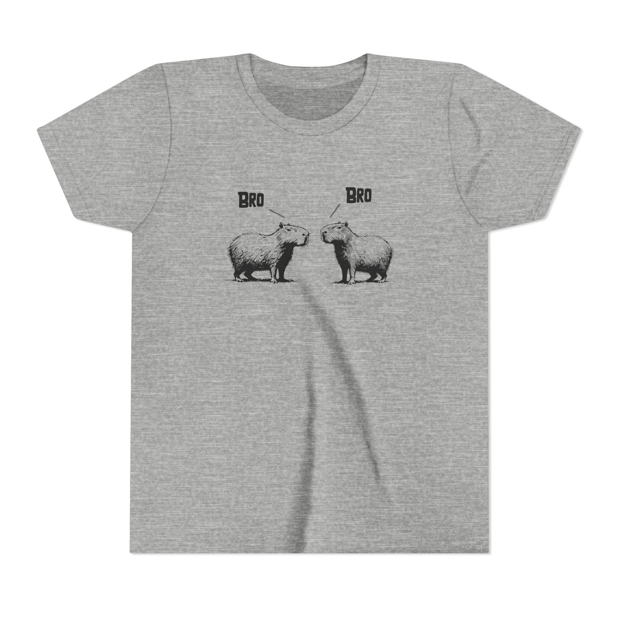Two Capybaras Saying Bro, Bro - Youth T-Shirt