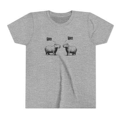 Two Capybaras Saying Bro, Bro - Youth T-Shirt