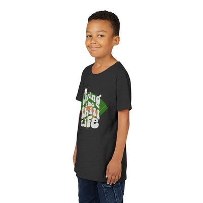 Living the Chill Life Baseball Diamond - Unisex Youth Tee - view 8