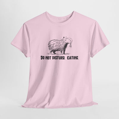 Do Not Disturb. Eating. Capybara Heavy Tee
