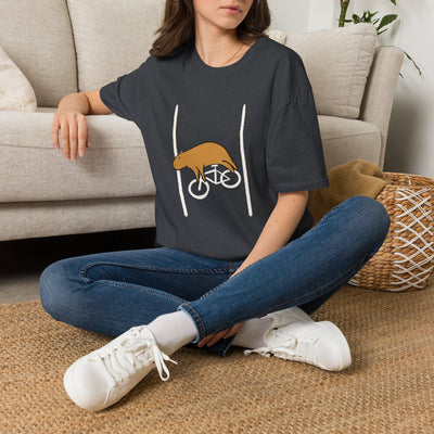 Capybara Bike Lane Softstyle Adult Tee