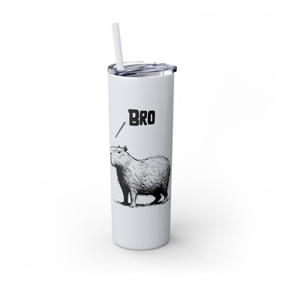 Bro Bro, Best of Friends – Capybara Coffee Skinny Tumbler