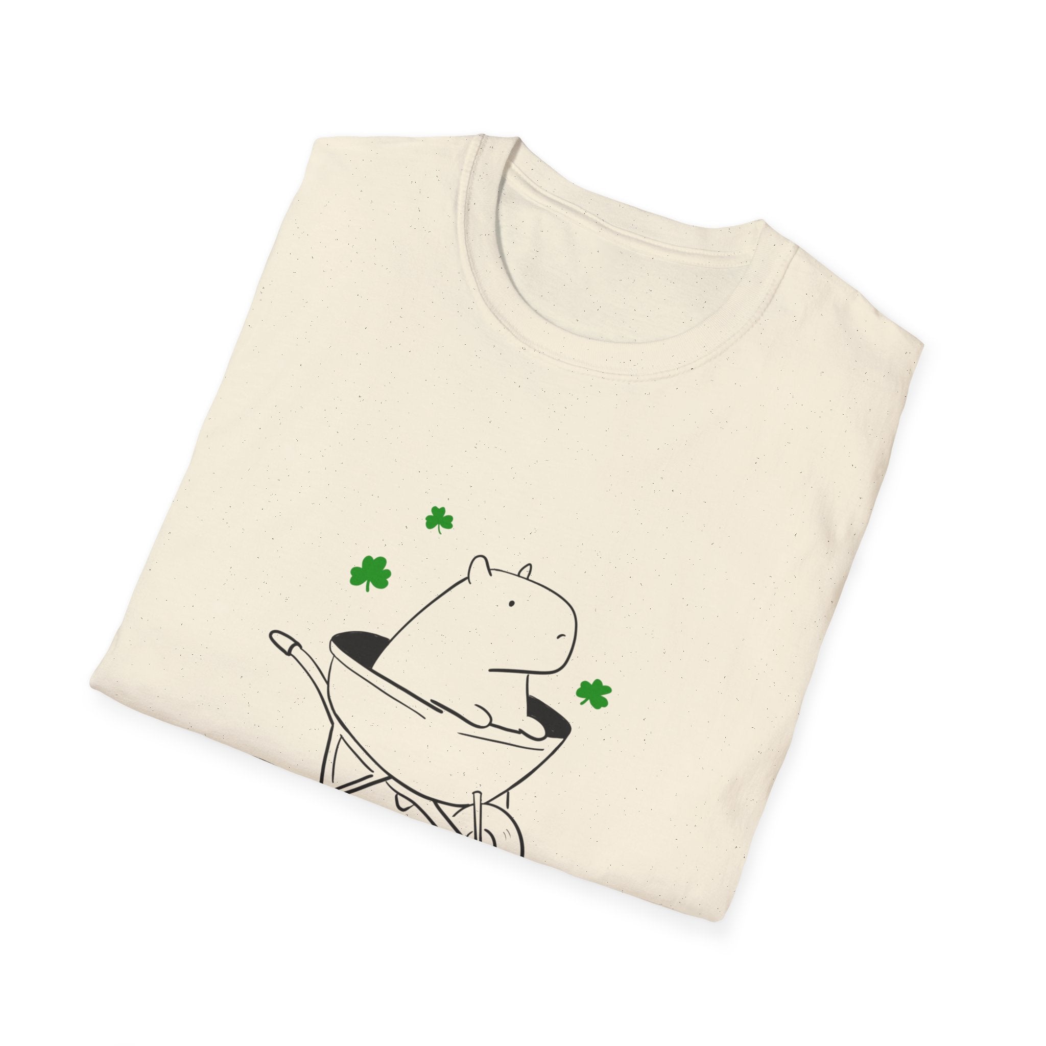 Funny St. Patrick’s Day Capybara Shirt – Wheel Me Home Tee