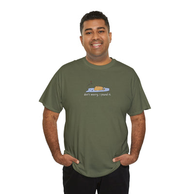 Don’t Worry, I Found It Capybara Golf Heavy Tee