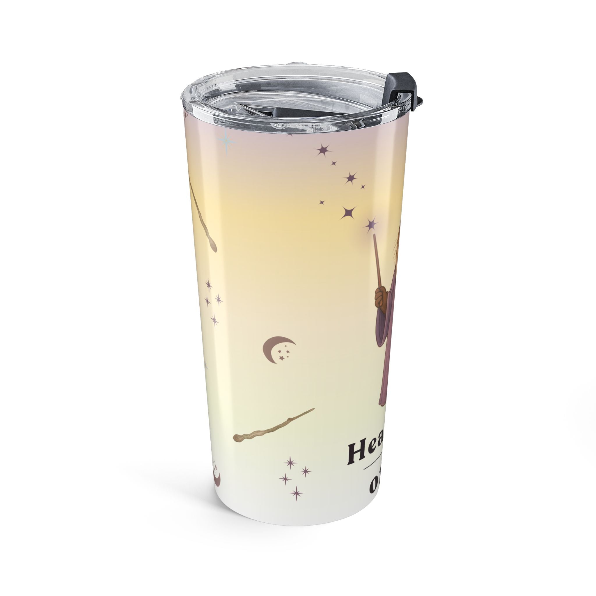 Headmaster of Chill Coffee Mug Tumbler – Unbothered Wizard Mug for Coffee Lovers