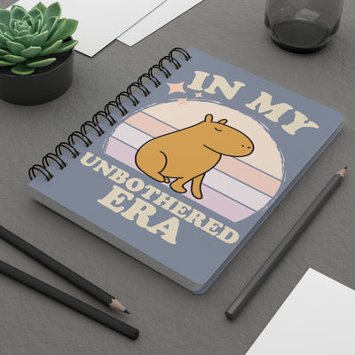 Capybara Notebook – In My Unbothered Era Journal