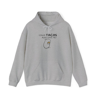 Could Tacos Also Love Me? Funny Capybara Hoodie