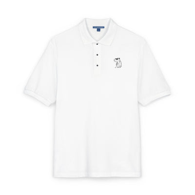Capybara Chill Funny Embroidered Golf Polo