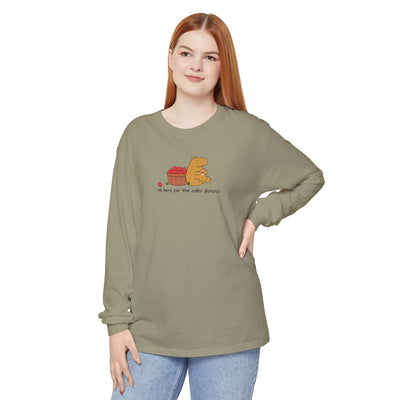 Cider Donuts Capybara Long Sleeve Tee
