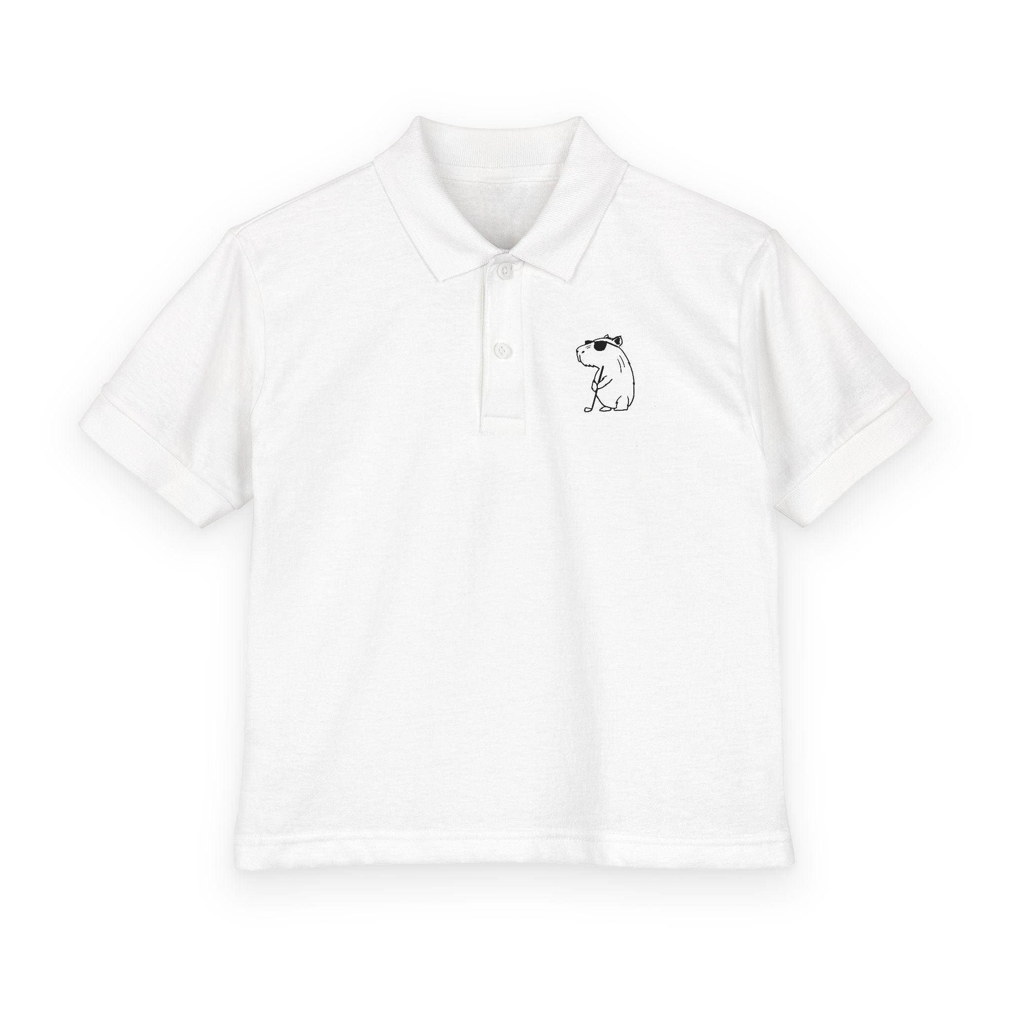 Capybara t-shirt design - detail view