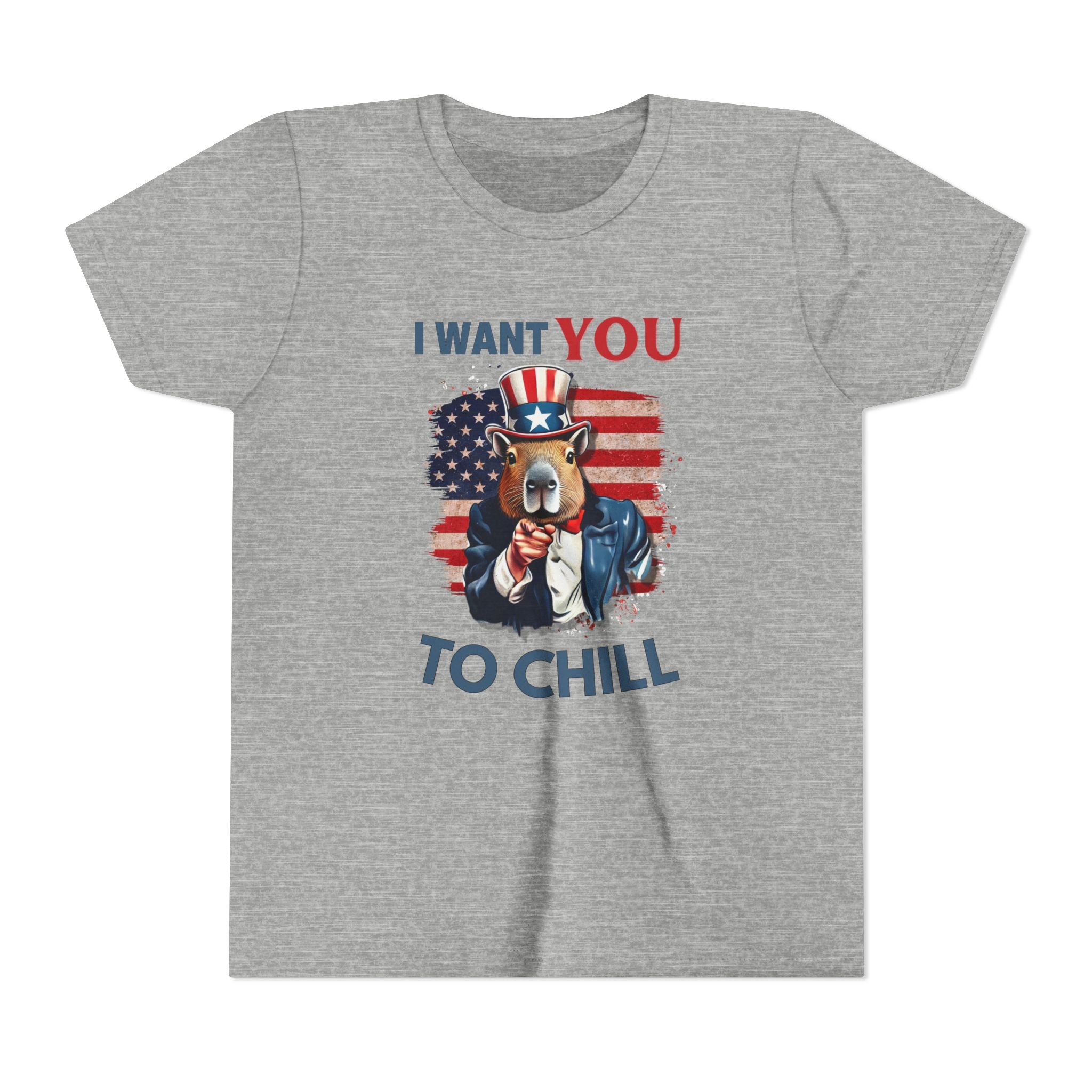 Capybara I Want YOU to Chill - Unisex Youth Tee