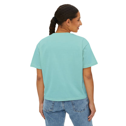 DJ Capybara Double Turntable - Women's Boxy Shirt