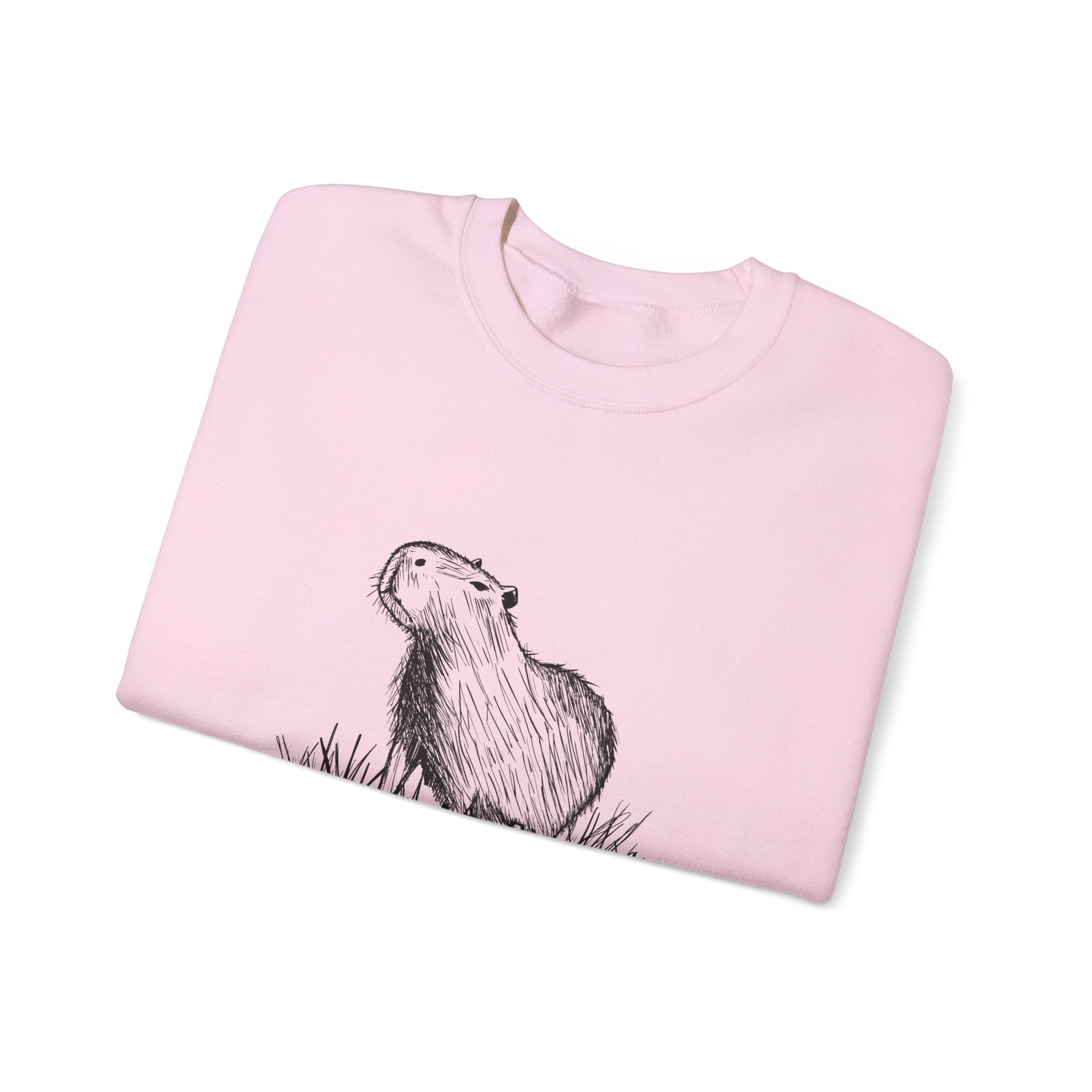 This Is Me Unbothered Sweatshirt – Funny Capybara Crewneck