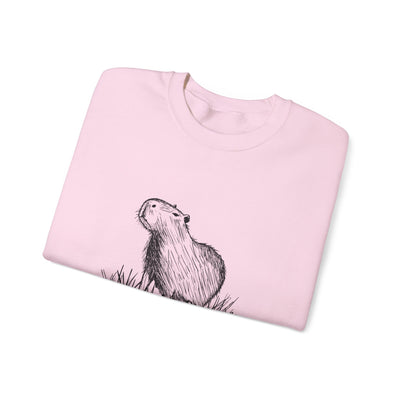 This Is Me Unbothered Sweatshirt – Funny Capybara Crewneck