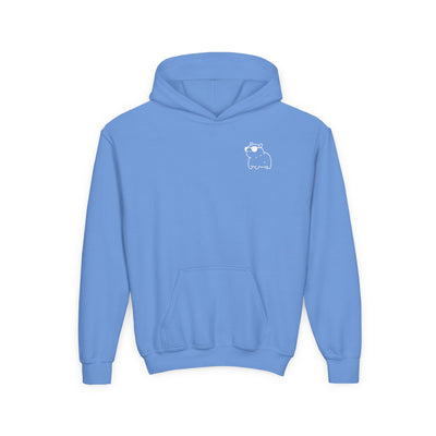 Kawaii Style No Cap, Just Capybara Kids Hoodie
