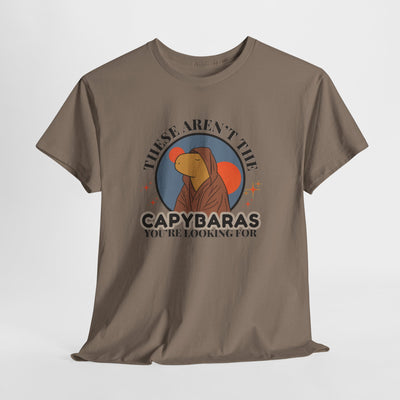 Funny Star Wars Capybara Shirt – These Aren’t the Capybaras You’re Looking For –  Funny Nerd Gift - Unisex Adult Tee