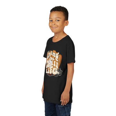 Living the Chill Life Baseball/Softball Glove - Unisex Youth Tee - view 5