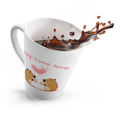 Capy-cino Lover Single Heart Latte Mug