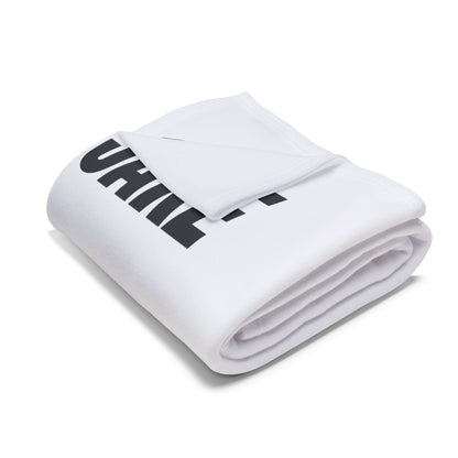 No Cap Just Capybara Personalized Fleece Blanket | Funny Custom Name Cozy Gift for Kids, Teens & Capybara Lovers