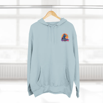 DJ Capybara Hoodie – Lane Seven Premium Fleece – Front Logo + Full Back Print Adult Hoodie