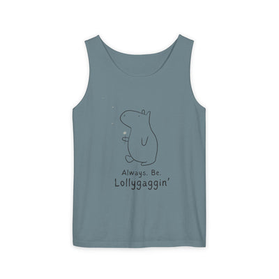 Always Be Lollygaggin' Capybara Premium Tank Top