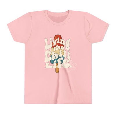 Living the Chill Life Popsicle - Unisex Youth Tee - view 6