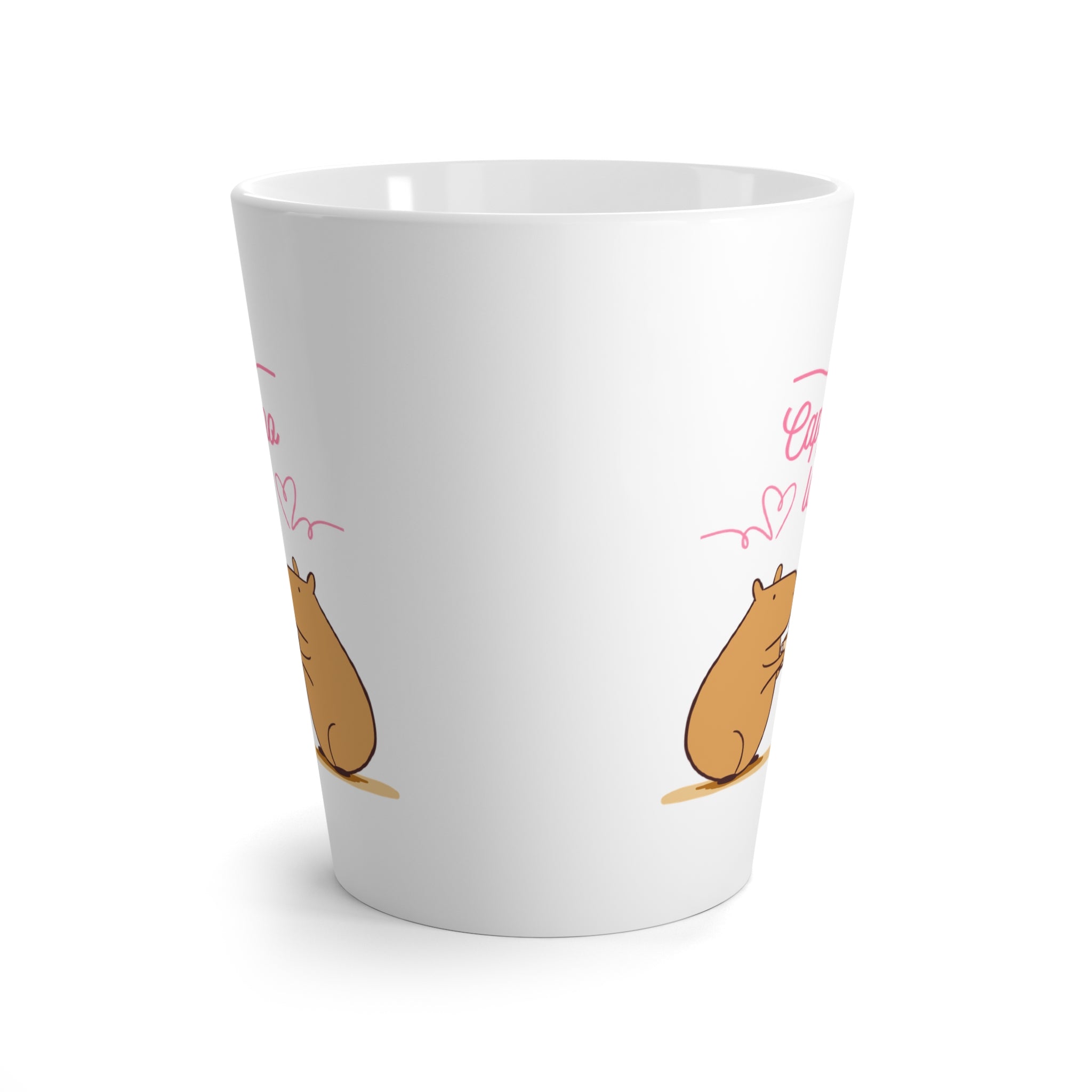 Capybara Latte Mug – “Capy-cino Lover” Cute Coffee Mug