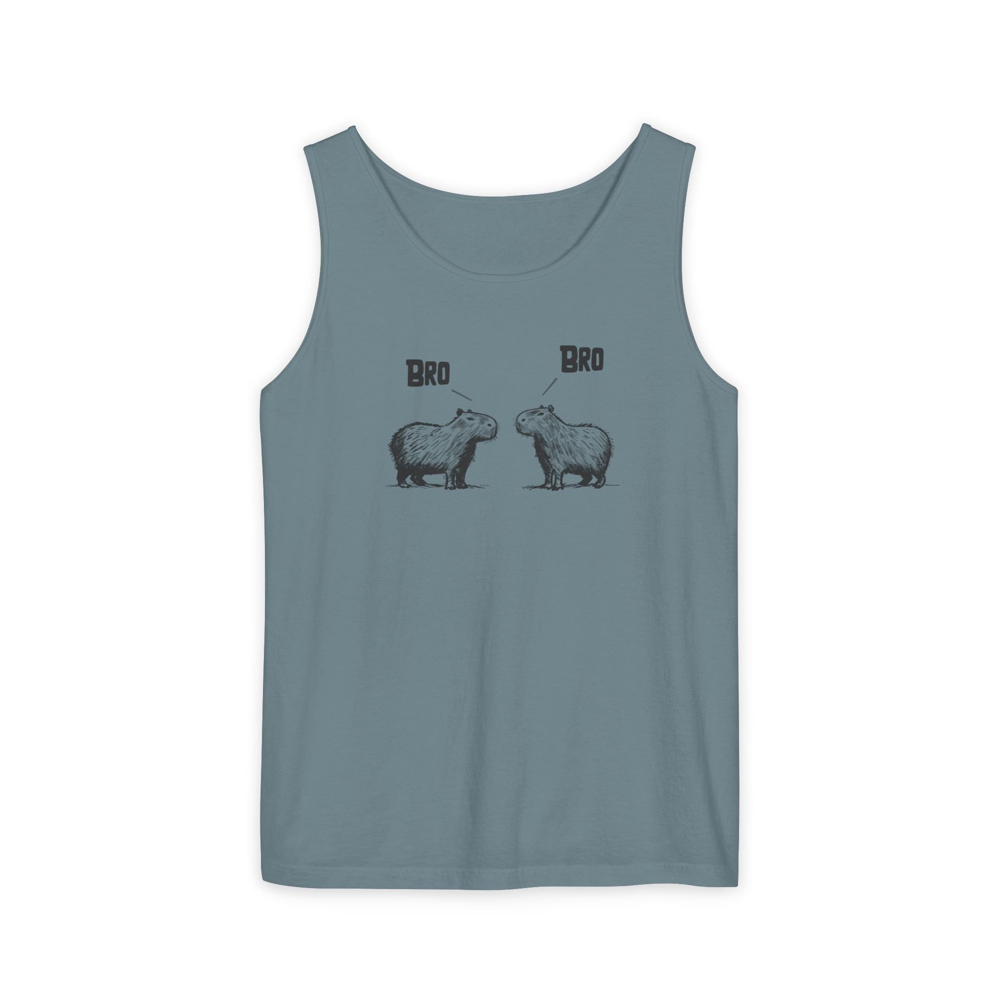 “Bro Bro’” Funny Capybara Premium Comfort Colors Tank