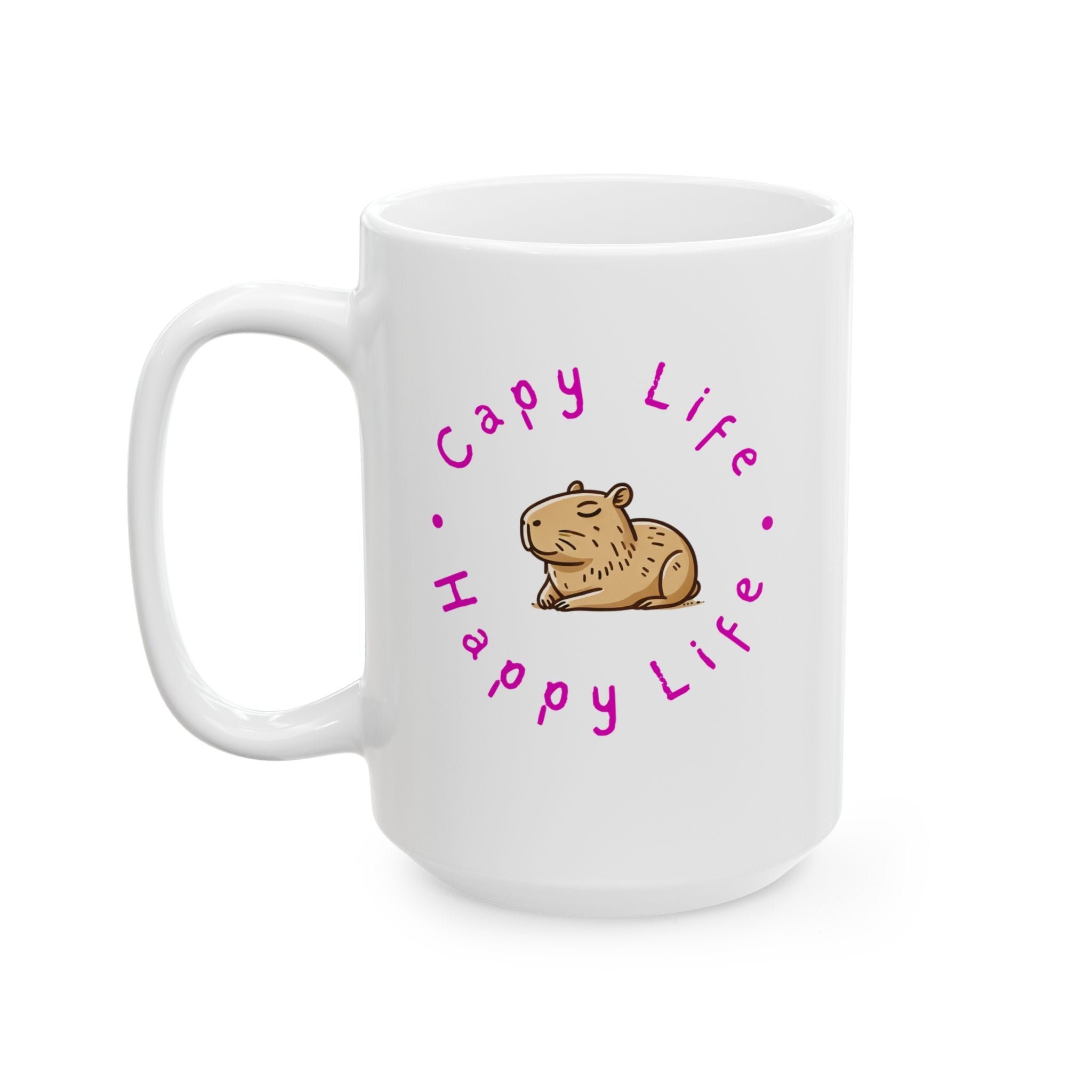 Signature Capy Life Happy Life Mug