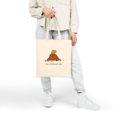 I Was Promised Cider - Capybara Tote Bag