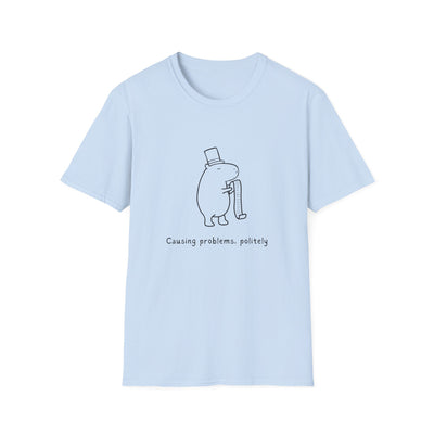 Capybara t-shirt design - detail view