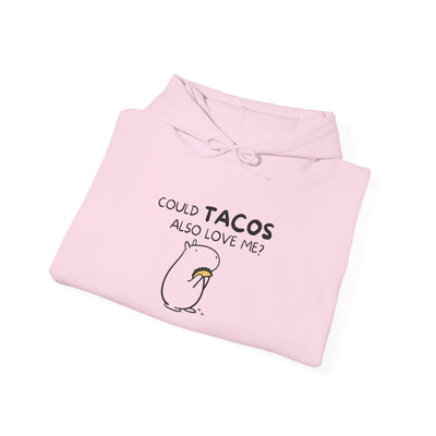 Could Tacos Also Love Me? Funny Capybara Hoodie
