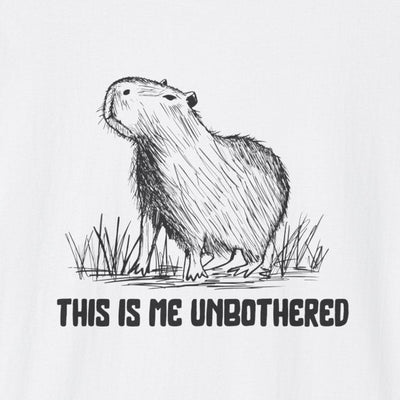 This Is Me Unbothered Shirt – Funny Capybara Softstyle Tee