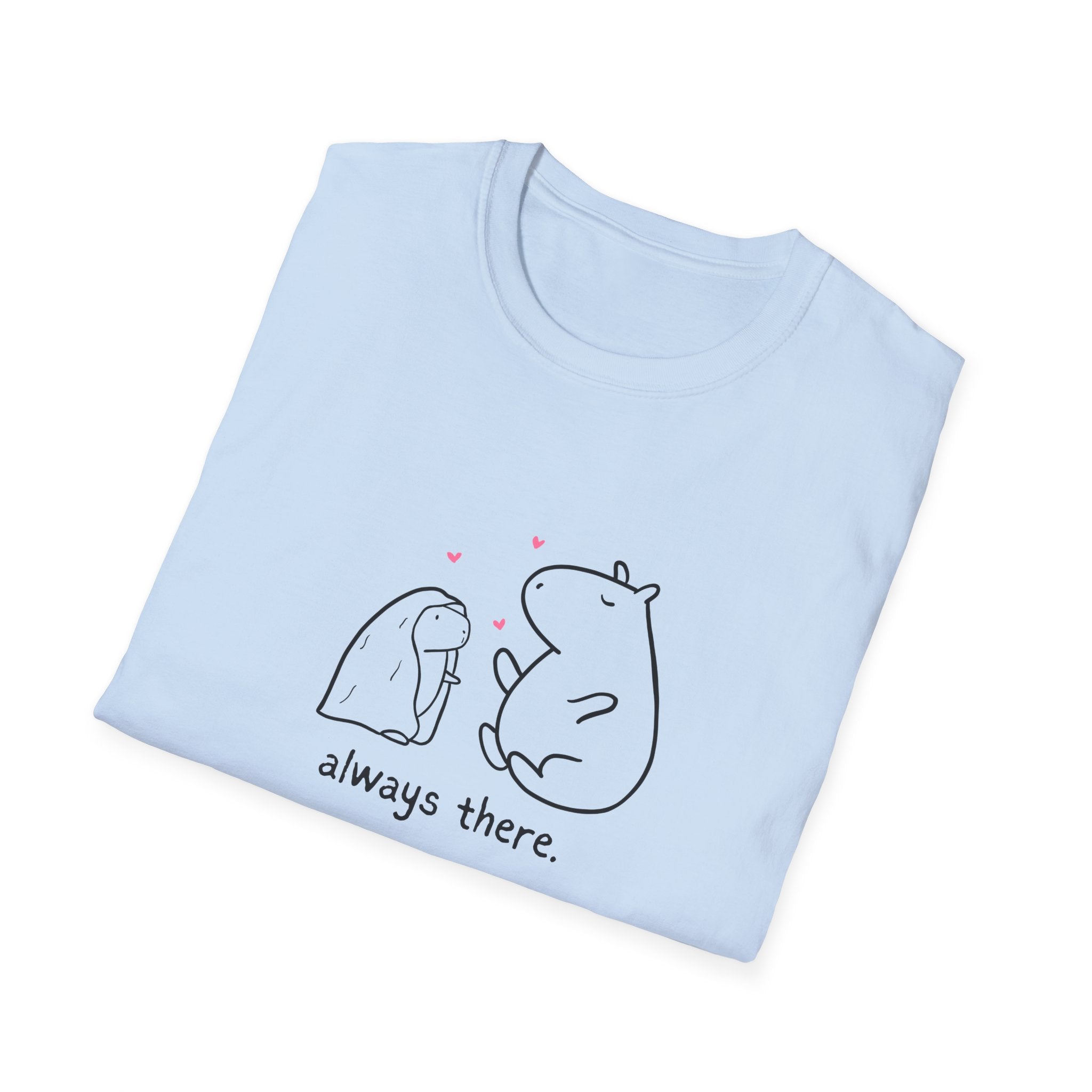 "Always There" Mom Softstyle Adult Tee – Capybara