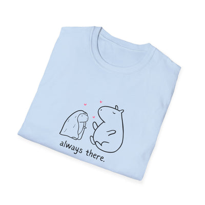 "Always There" Mom Softstyle Adult Tee – Capybara