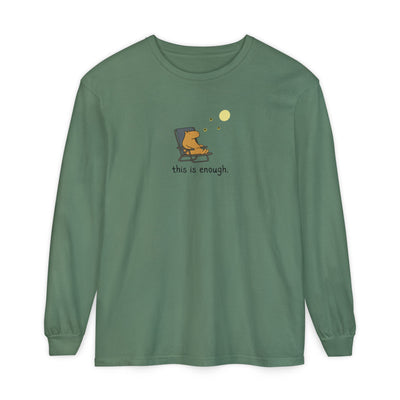 This is Enough Moonlight Capybara Long Sleeve Tee