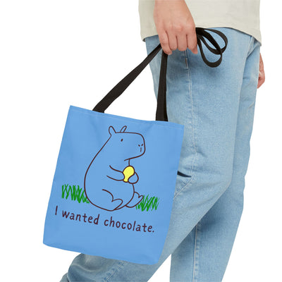 I Wanted Chocolate – Funny Easter Capybara Premium Tote