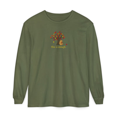 This is Enough Autumn Capybara Long Sleeve Tee