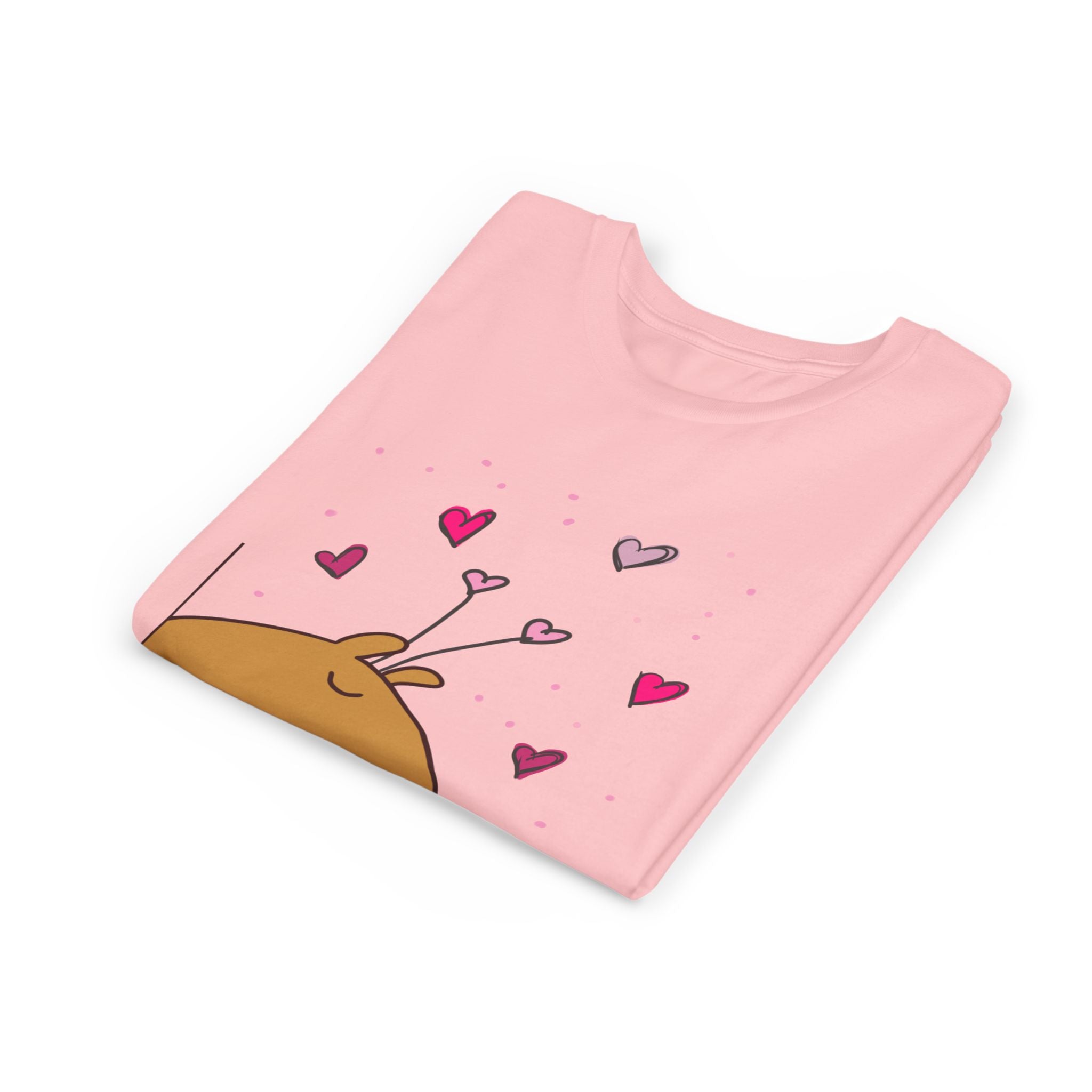 Capybara Valentine t-shirt design - view 5