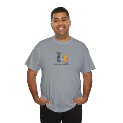 This was a bad Idea Funny Capybara Golf Heavy Tee